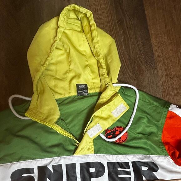 Sniper Gang Nascar Men's Lightweight 3/4 Zip Hoodie Windbreaker Size S/P - Picture 4 of 10